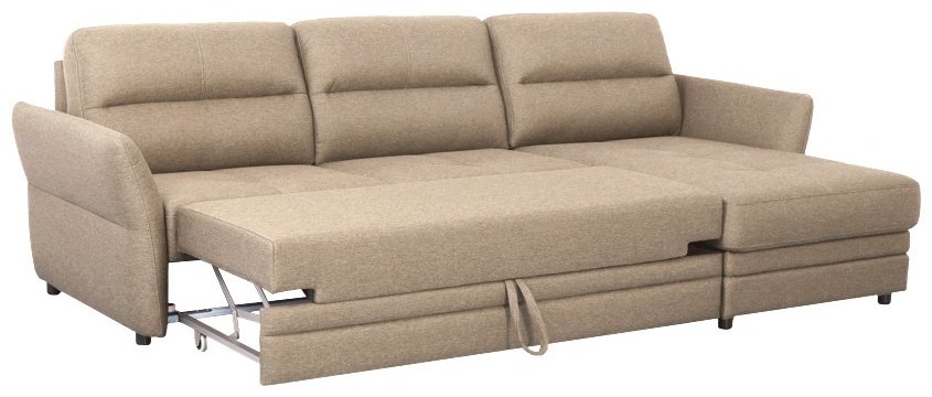 Диван угловой ARIBA Осло, 290х165 см, обивка ткань, бежевый купить,NaN