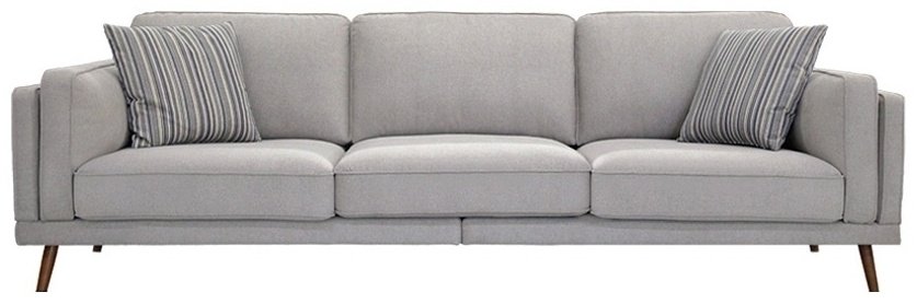 Диван прямой ARIBA Deli, 290х118 см, обивка ткань, серый купить,NaN