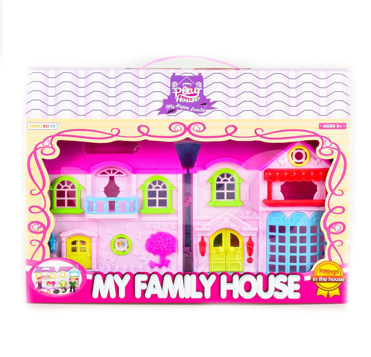 Игровой набор Funny House Домик + 2 куклы купить,NaN