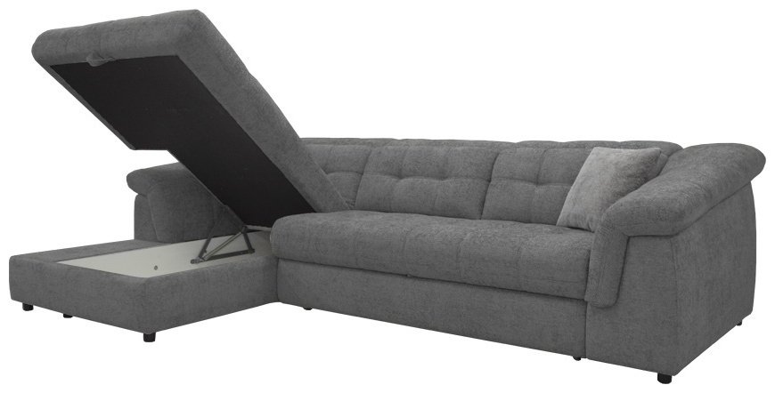 Диван угловой ARIBA Savoy 2Я-3Ф, 310х195 см, обивка ткань, темно-серый купить,NaN