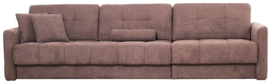 Диван прямой ARIBA Авалон, 330х105 см, обивка ткань, светло-коричневый купить,NaN