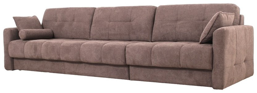 Диван прямой ARIBA Авалон, 330х105 см, обивка ткань, светло-коричневый купить,NaN