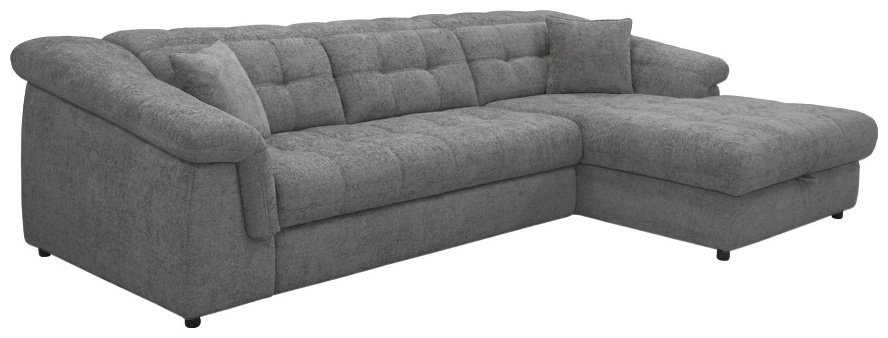 Диван угловой ARIBA Savoy 3Ф-2Я, 310х195 см, обивка ткань, темно-серый купить,NaN