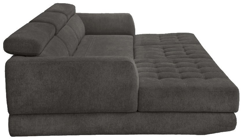 Диван угловой ARIBA Tennesi 2Я-3Ф, 310х190 см, обивка рогожка, темно-серый купить,NaN