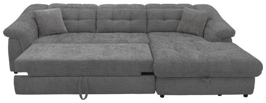 Диван угловой ARIBA Savoy 3Ф-2Я, 310х195 см, обивка ткань, темно-серый купить,NaN