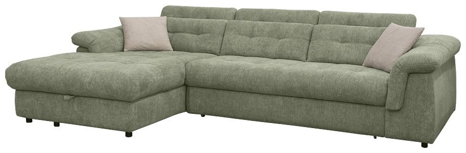 Диван угловой ARIBA Savoy 2Я-3Ф, 310х195 см, обивка ткань, зеленый купить,NaN