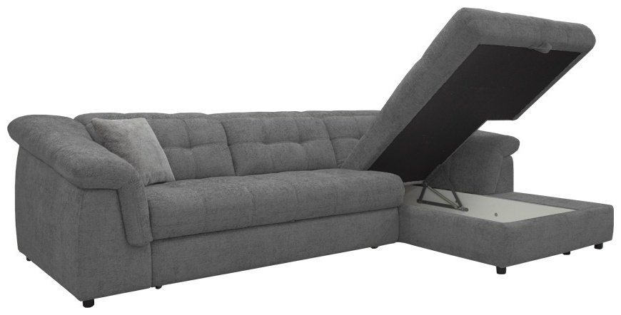 Диван угловой ARIBA Savoy 3Ф-2Я, 310х195 см, обивка ткань, темно-серый купить,NaN