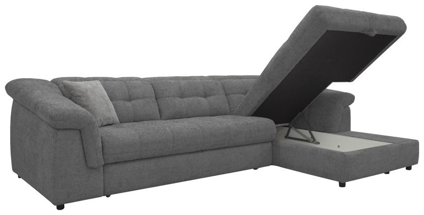 Диван угловой ARIBA Savoy 3Ф-2Я, 310х195 см, обивка ткань, темно-серый купить,NaN