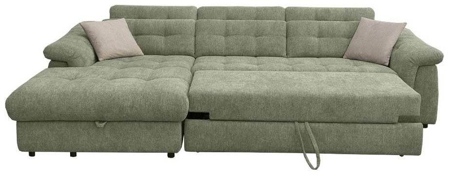 Диван угловой ARIBA Savoy 2Я-3Ф, 310х195 см, обивка ткань, зеленый купить,NaN