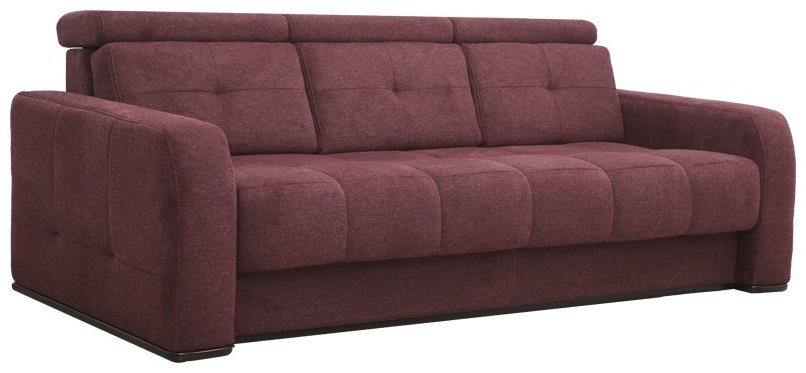 Диван прямой ARIBA Камелот 3Ф, 250х115 см, обивка ткань, коричневый купить,NaN