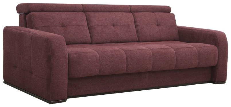 Диван прямой ARIBA Камелот 3Ф, 250х115 см, обивка ткань, коричневый купить,NaN