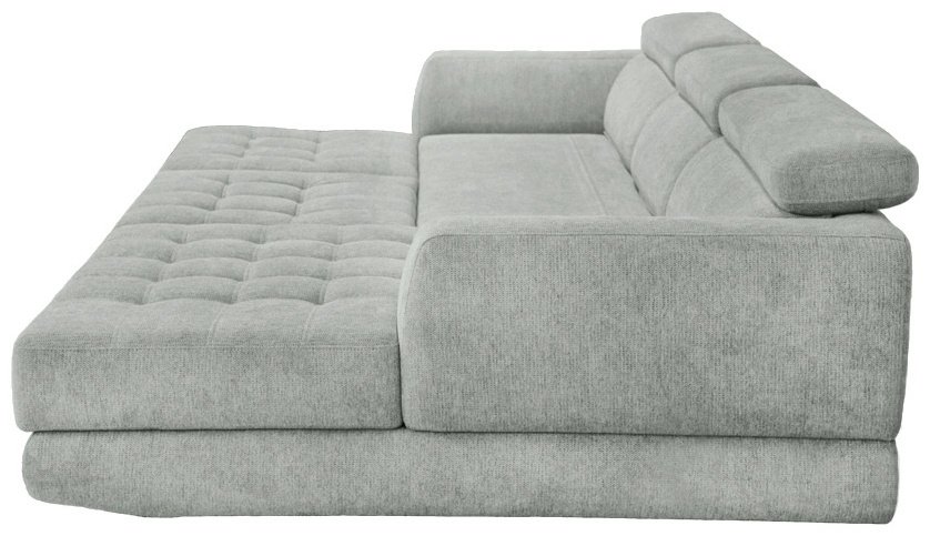 Диван угловой ARIBA Tennesi 3Ф-2Я, 310х190 см, обивка рогожка, светло серый купить,NaN