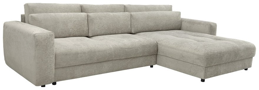 Диван угловой ARIBA Qiwi УП, 326х197 см, обивка ткань, кремовый купить,NaN