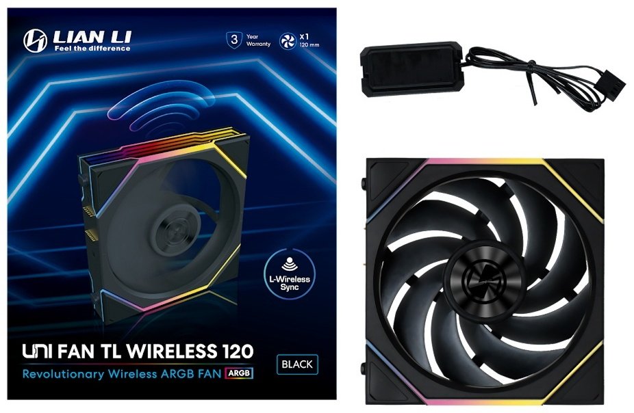 Вентилятор LIAN LI Uni Fan TL Wireless 120 ARGB 12TL1W1B