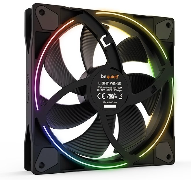 Вентилятор be quiet Light Wings 140mm PWM ARGB купить,NaN