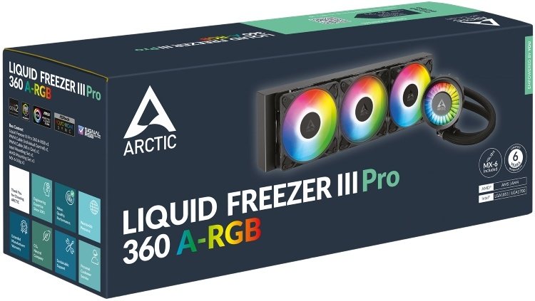 Кулер Arctic Liquid Freezer III Pro 360 A-RGB ACFRE00184A купить,NaN