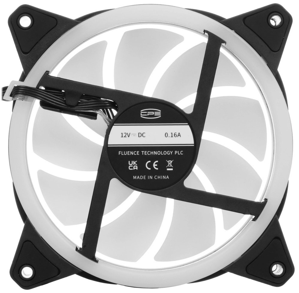 Вентилятор PCcooler F3 X120 ARGB BK черный купить,NaN