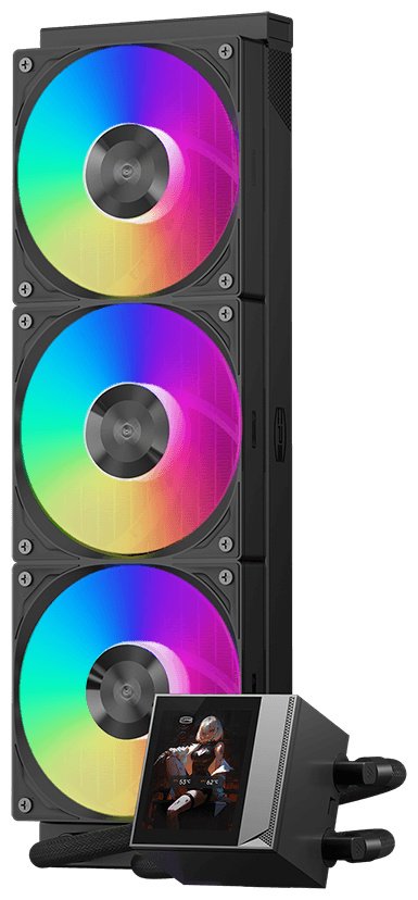 PCcooler DC360 Pro ARGB Display BK купить,NaN
