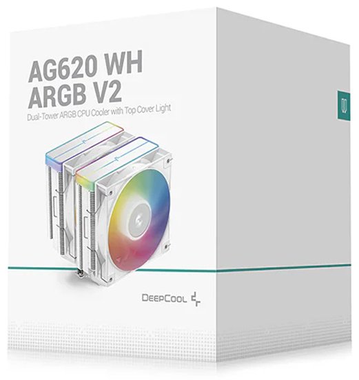 Кулер Deepcool AG620 WH ARGB V2 R-AG620-WHAMMN-GJD белый купить,35018