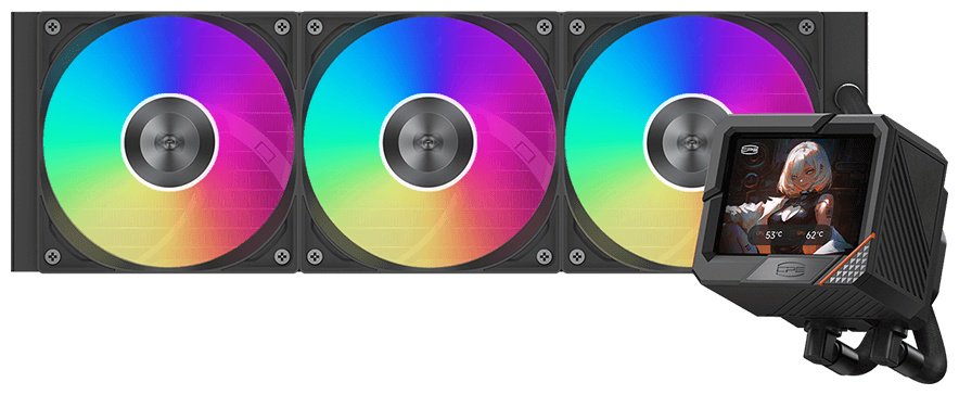 PCcooler GT360 ARGB Display BK купить,NaN