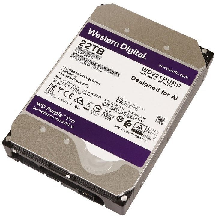 HDD Western Digital WD221PURP 22000 Гб