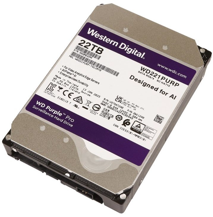 HDD Western Digital WD221PURP 22000 Гб купить,NaN