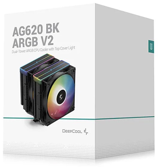 Кулер Deepcool AG620 BK ARGB V2 R-AG620-BKAMMN-GJD черный купить,26100