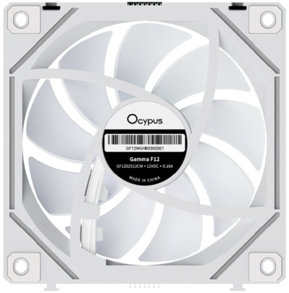Вентилятор Ocypus Gamma-F12-WH3AM00U-GL купить,10890