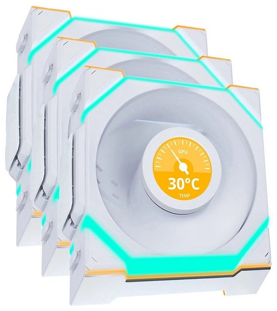 LIAN LI Uni Fan SL Wireless LCD 120 ARGB 12SLLCD1W3W