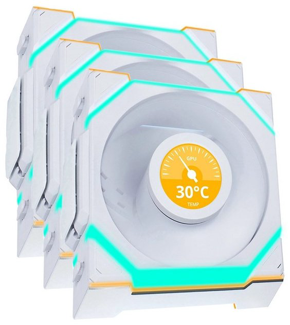 LIAN LI Uni Fan SL Wireless LCD 120 ARGB 12SLLCD1W3W купить,87480