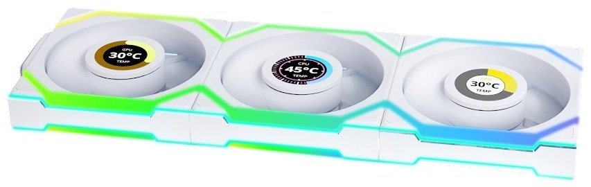 LIAN LI Uni Fan SL Wireless LCD 120 ARGB 12SLLCD1W3W купить,87480