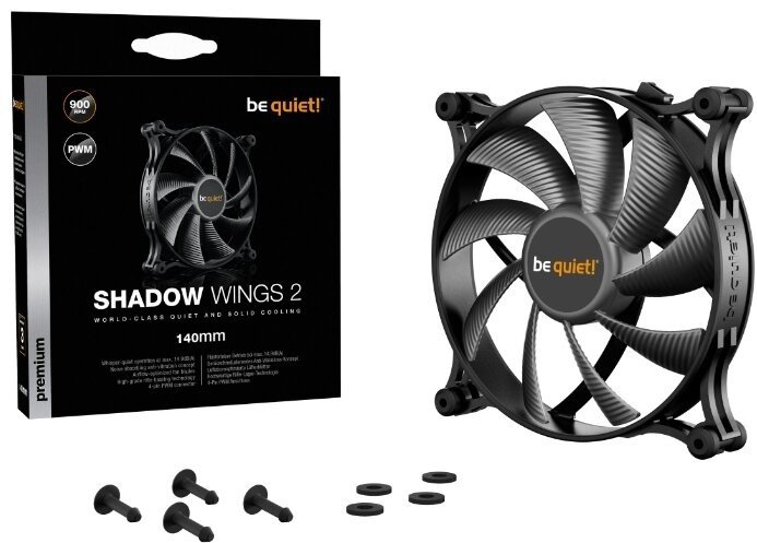 be quiet! SHADOW WINGS 2 140mm PWM (BL087) купить,NaN