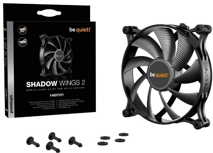 be quiet! SHADOW WINGS 2 140mm PWM (BL087) купить,NaN