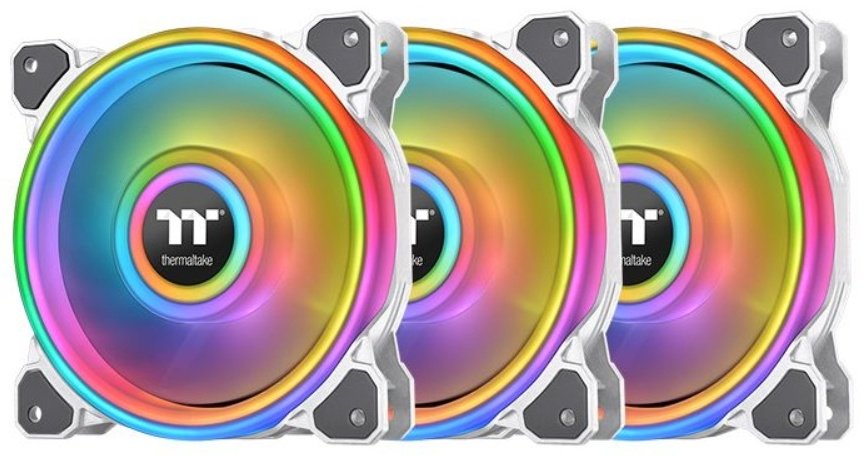Вентилятор Thermaltake Riing Quad 12 RGB Radiator Fan White TT Premium Edition CL-F100-PL12SW-A