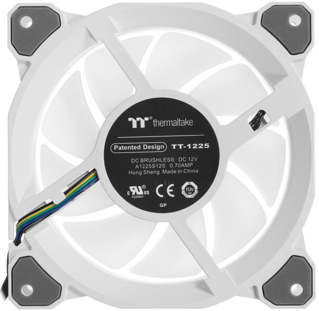 Вентилятор Thermaltake Riing Quad 12 RGB Radiator Fan White TT Premium Edition CL-F100-PL12SW-A