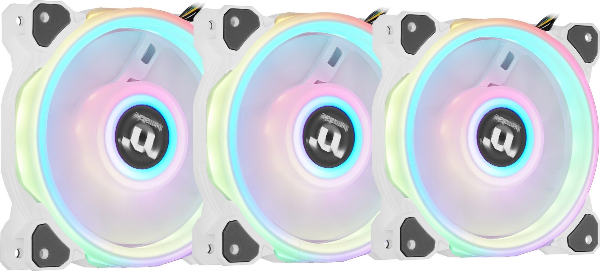 Вентилятор Thermaltake Riing Quad 12 RGB Radiator Fan White TT Premium Edition CL-F100-PL12SW-A