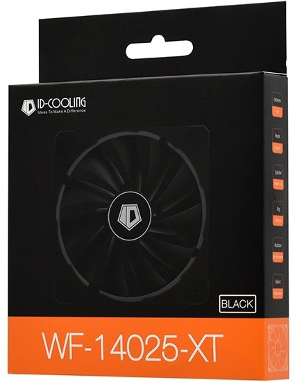 Вентилятор ID-COOLING WF-14025-XT BLACK купить,3290