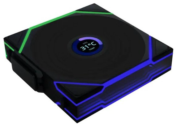 Вентилятор LIAN LI UNI FAN TL 120 LCD Reverse Blade Wireless ARGB Black, G99.12RTLLCD1W1B.00 купить,NaN