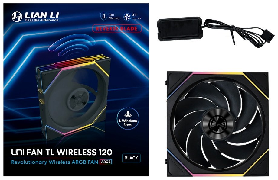 Вентилятор LIAN LI Uni Fan TL Wireless 120 ARGB Reverse Blade G99.12RTL1W1B.00 купить,NaN