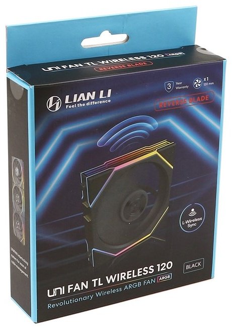Вентилятор LIAN LI Uni Fan TL Wireless 120 ARGB Reverse Blade G99.12RTL1W1B.00 купить,NaN