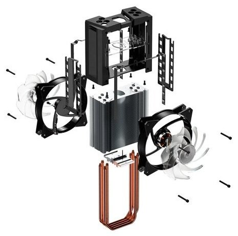 Кулер Cooler Master MasterAir MA410M - ForteMarket Кулер Cooler Master MasterAir MA410M купить,NaN