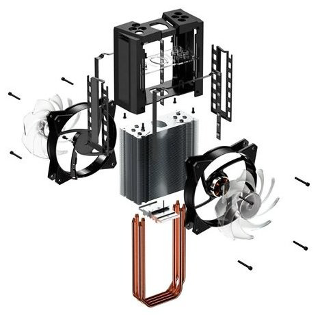 Кулер Cooler Master MasterAir MA410M - ForteMarket Кулер Cooler Master MasterAir MA410M купить,NaN