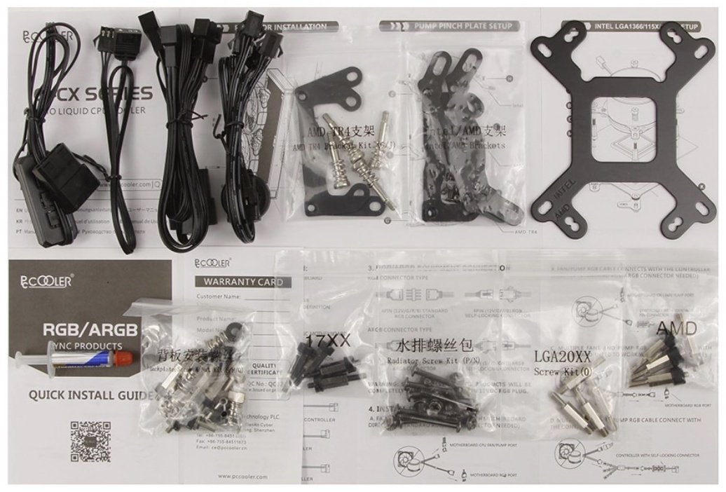PCcooler LGA1700 GI-CX240 ARGB - ForteMarket PCcooler LGA1700 GI-CX240 ARGB купить,40990