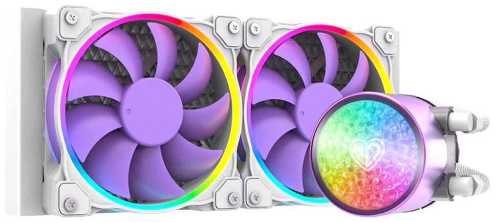 ID-COOLING Pinkflow 240 Diamond Purple - ForteMarket ID-COOLING Pinkflow 240 Diamond Purple купить,50610