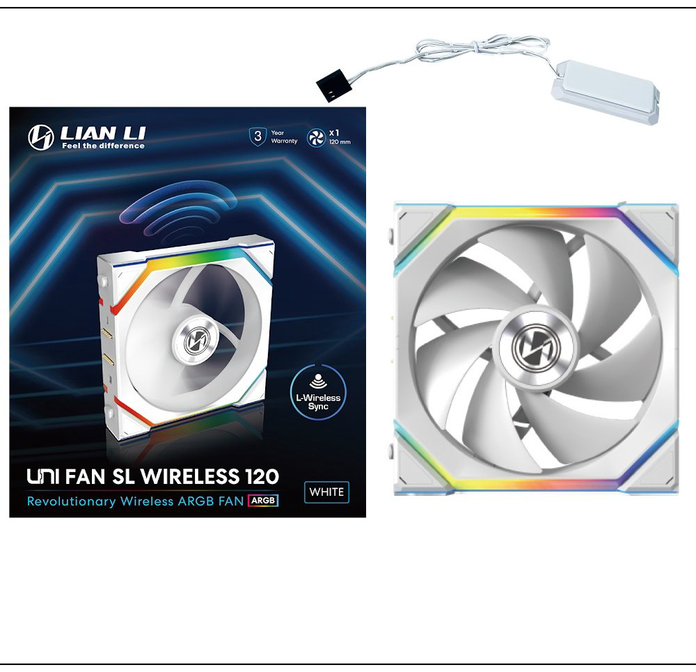 Вентилятор LIAN LI Uni Fan SL Wireless 120 ARGB 12SL1W1W купить,NaN