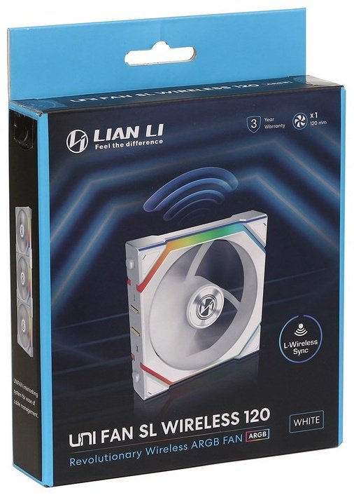 Вентилятор LIAN LI Uni Fan SL Wireless 120 ARGB 12SL1W1W купить,NaN