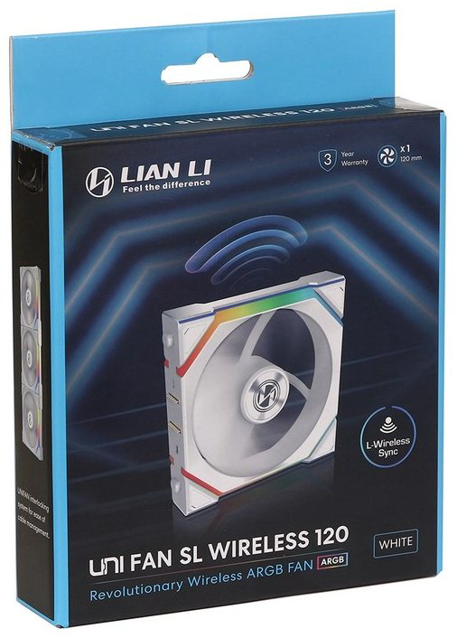 Вентилятор LIAN LI Uni Fan SL Wireless 120 ARGB 12SL1W1W купить,NaN