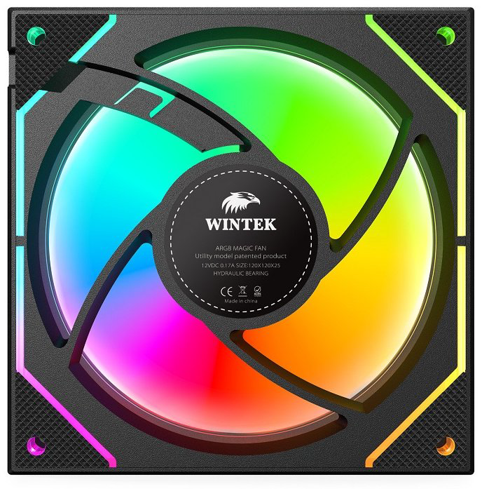 Вентилятор Wintek 1236-B-12 ARGB купить,NaN