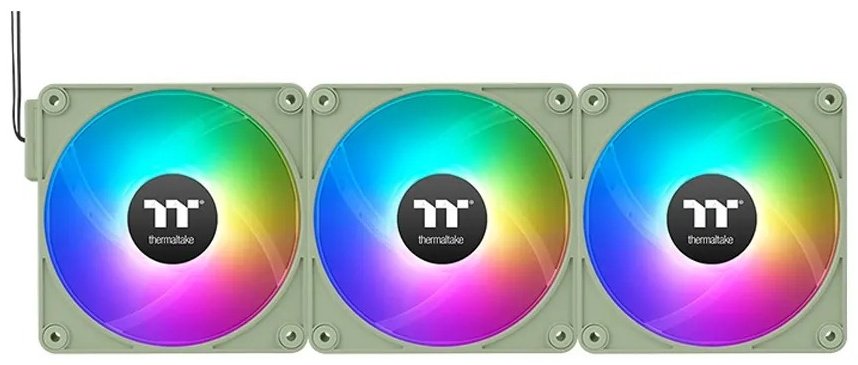 Thermaltake CT120 EX Reverse ARGB Matcha Green 3-Fan Pack CL-F198-PL12MG-A