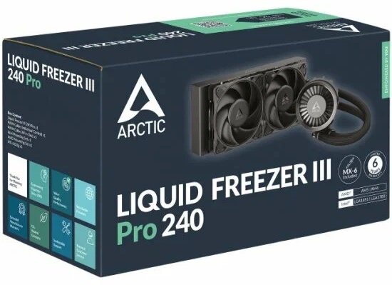 Arctic Liquid Freezer III Pro 240 (Black) черный купить,NaN